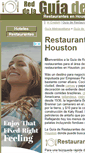 Mobile Screenshot of houston.guia-de-restaurantes.com