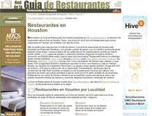Tablet Screenshot of houston.guia-de-restaurantes.com