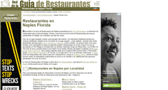 Desktop Screenshot of naples.guia-de-restaurantes.com