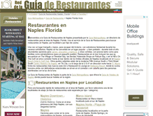 Tablet Screenshot of naples.guia-de-restaurantes.com