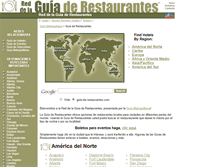 Tablet Screenshot of guia-de-restaurantes.com