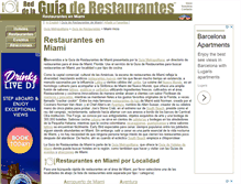 Tablet Screenshot of miami.guia-de-restaurantes.com