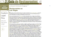 Desktop Screenshot of las.vegas.guia-de-restaurantes.com