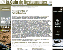 Tablet Screenshot of palm.beaches.guia-de-restaurantes.com