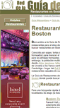 Mobile Screenshot of boston.guia-de-restaurantes.com